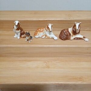 Bone China Dogs Set Of Four